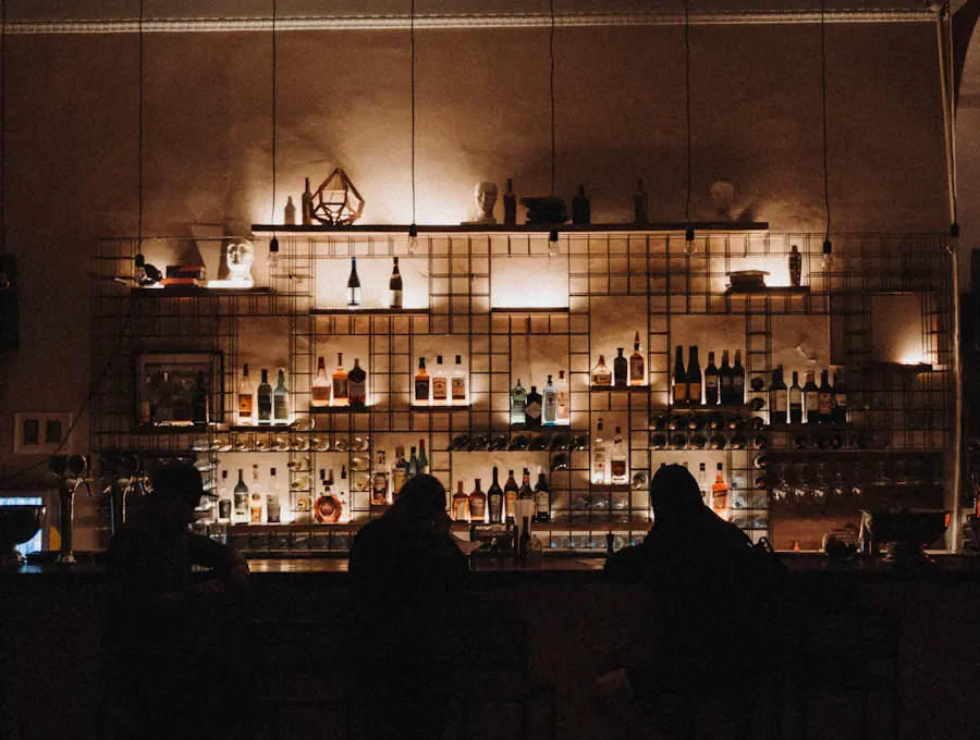 An intimate cocktail lounge in Atlanta